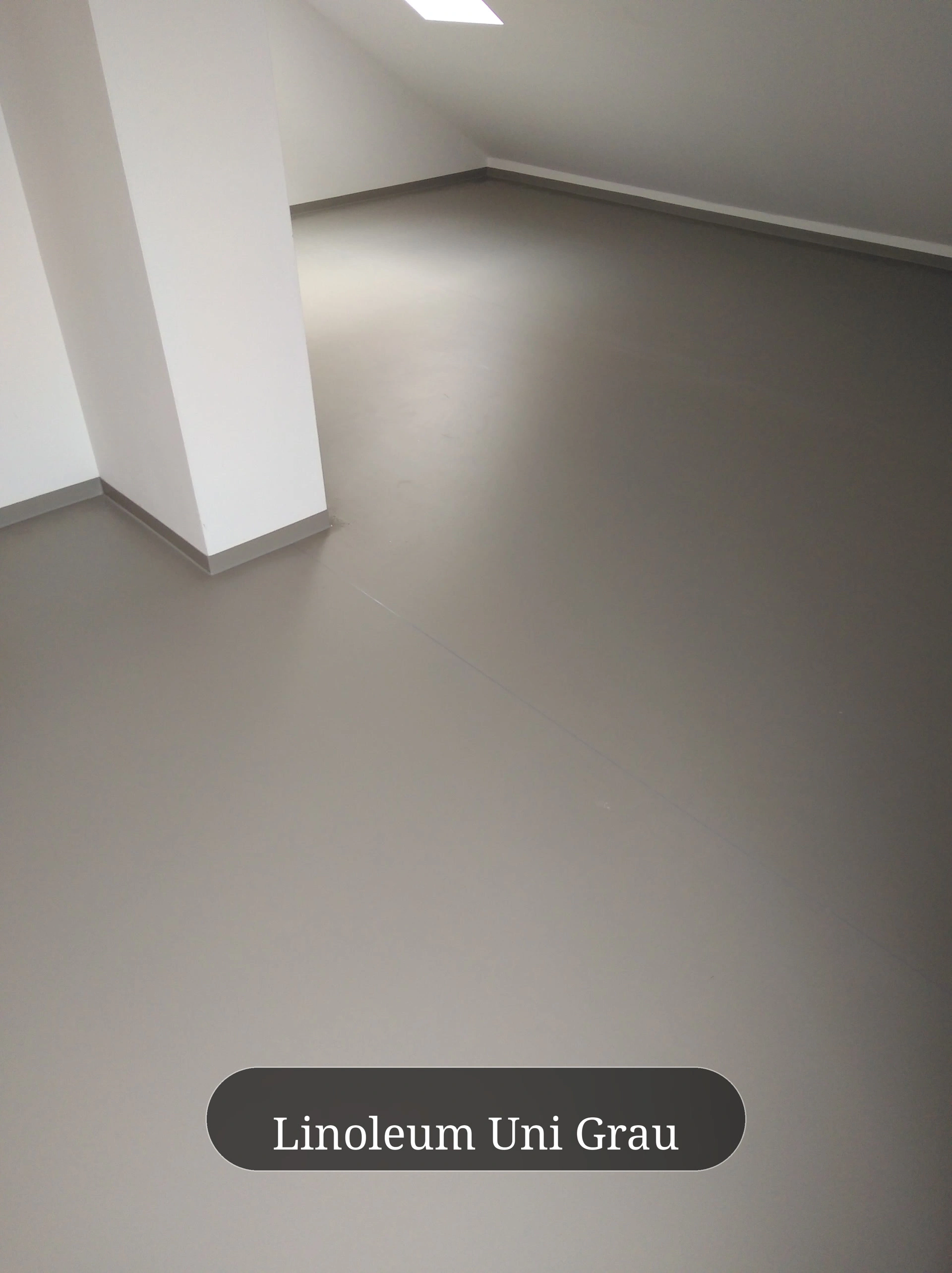 Linoleum Uni Grau